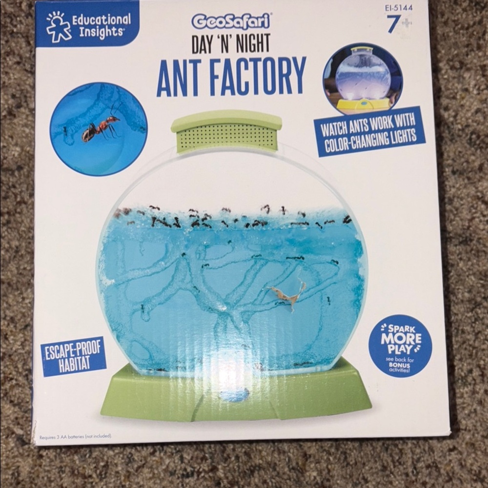 GeoSafari Day 'N' Night Ant Factory - Educational Insights